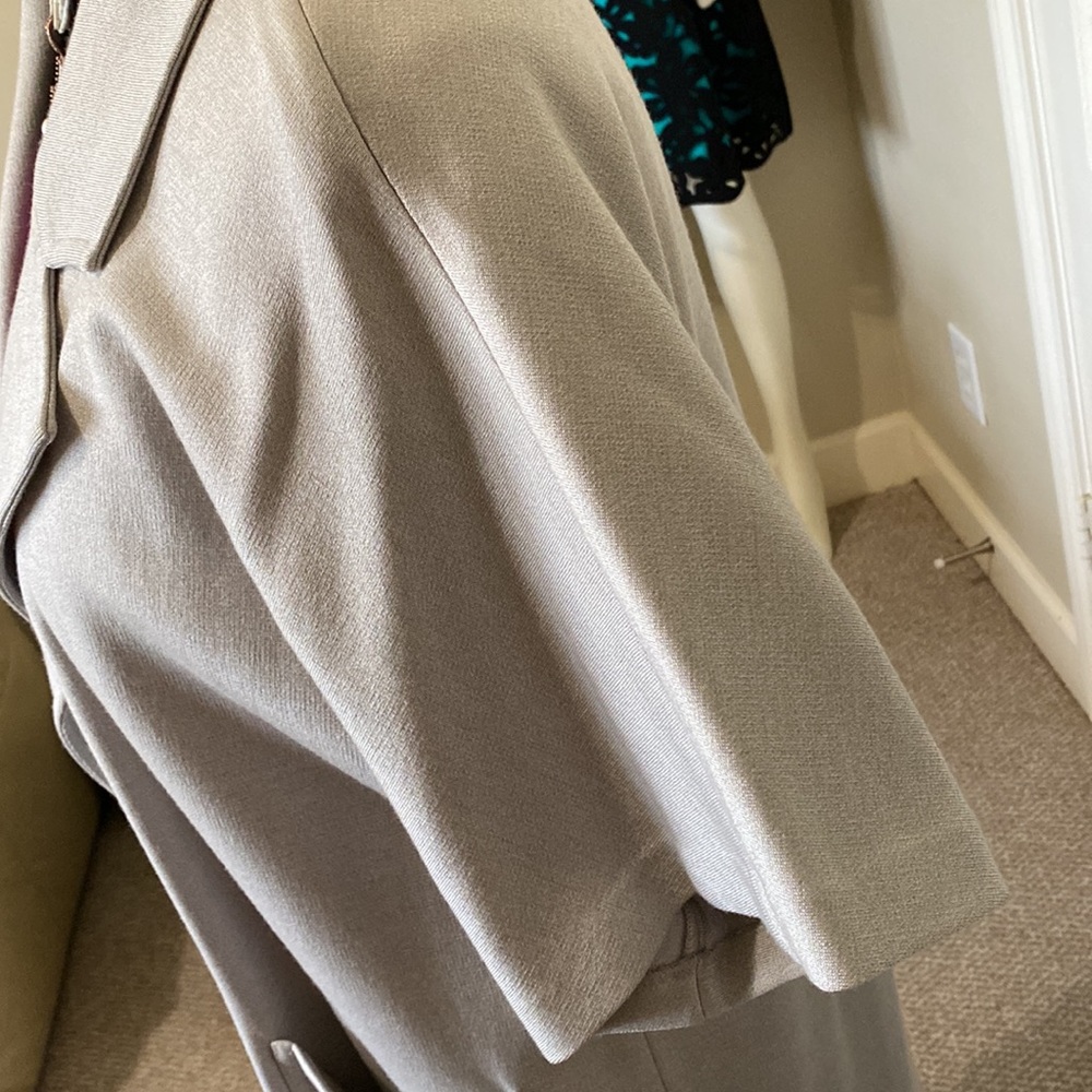 Soft Gray St. John Knit Jacket. - image 6